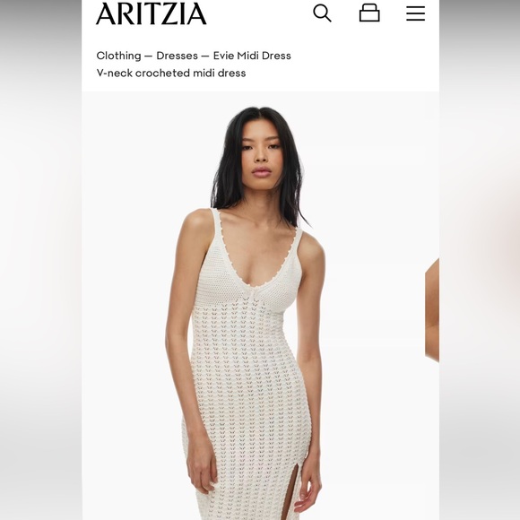 Wilfred | Dresses | Aritzia Wilfred Evie Midi Dress | Poshmark